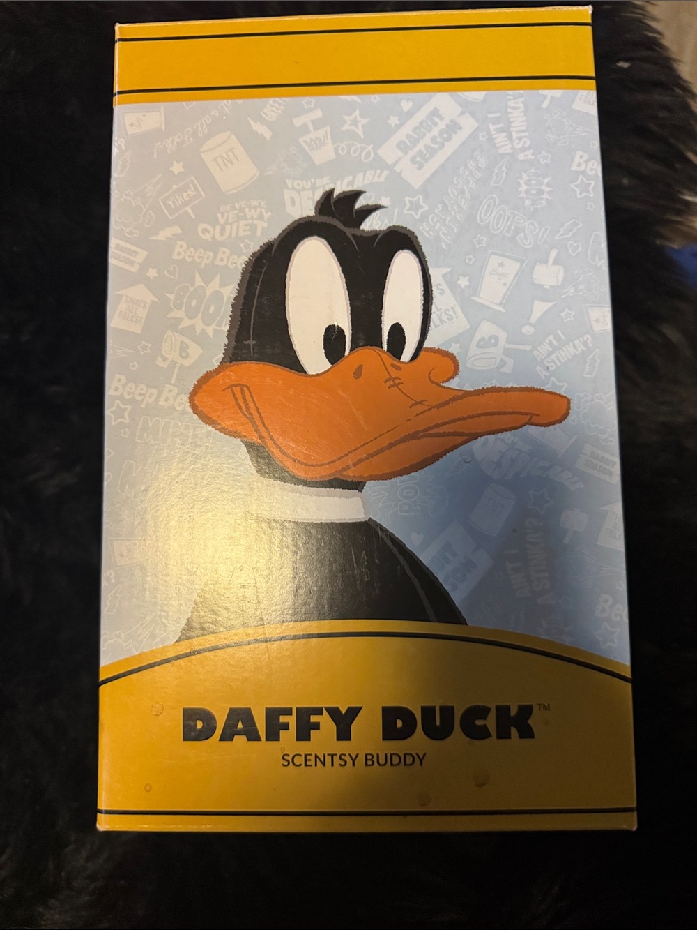 Scentsy Daffy Duck Boxed Buddy – Black, Orange, Yellow